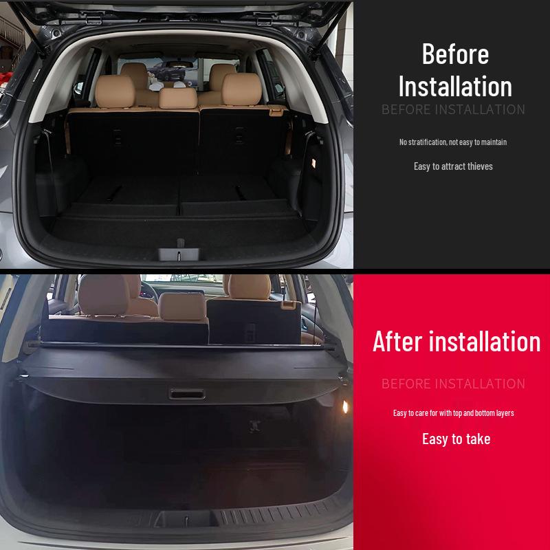Para DFSK Blue Electric E5 Trunk Sunshade & Evolute i-Space Cargo Cover Partition