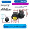14MM Waterproof Button Switch PB-1405, Self-Reset, Self-Lock, Normally Open, Press-On, in Blue, White, Red, Green, Black.