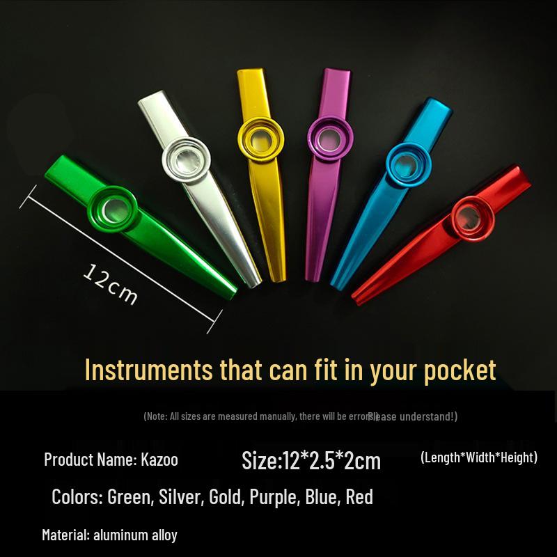 Metal Kazoo Cross-border Musical Instrument Gift Trumpet Saxophone Diaphragm