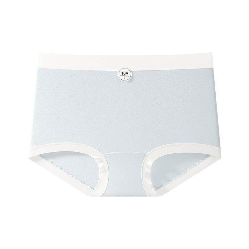 Women's Summer Skin Friendly Breathable 10A Antibacterial Cotton Crotch Traceless Elastic Naked Small Boxer Briefs