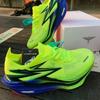361 Flame 4 Low Top Nylon Elastomer Midsole Casual Marathon Racing Running Shoes Men's Green Blue 672512205-30