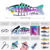 Lure Bait Set10cm15.6gSubmerged Multi-Section Fish Bionic Bait Colorful New Model Long Casting Fake Bait Bass Crappie Fishing Ge