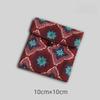 Small Vintage Bag Printed Cotton Bag Walnut Buddha Bead Storage Bag Jewelry Flip Buckle Small Things Organizer 2025 New