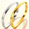 Stile Europeo e Americano Fibbia Lucida Semplice Stile Cool Larghezza 8mm Senza LOGO Bracciale per Coppia Bracciale