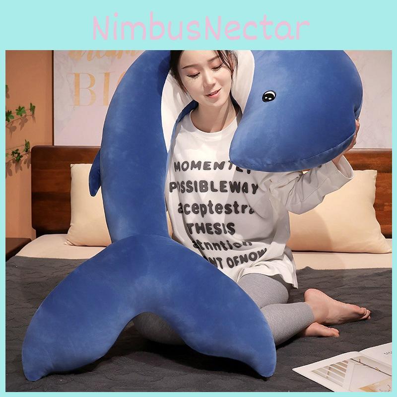 Shark Shaped Pillow Marine Animal Plush Toy Cartoon Stuffed Doll Gifts Kids