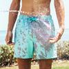 Men's Swimming Beach Shorts Summer Magical Change Color Pants Casual Sports Temperature Color EMA