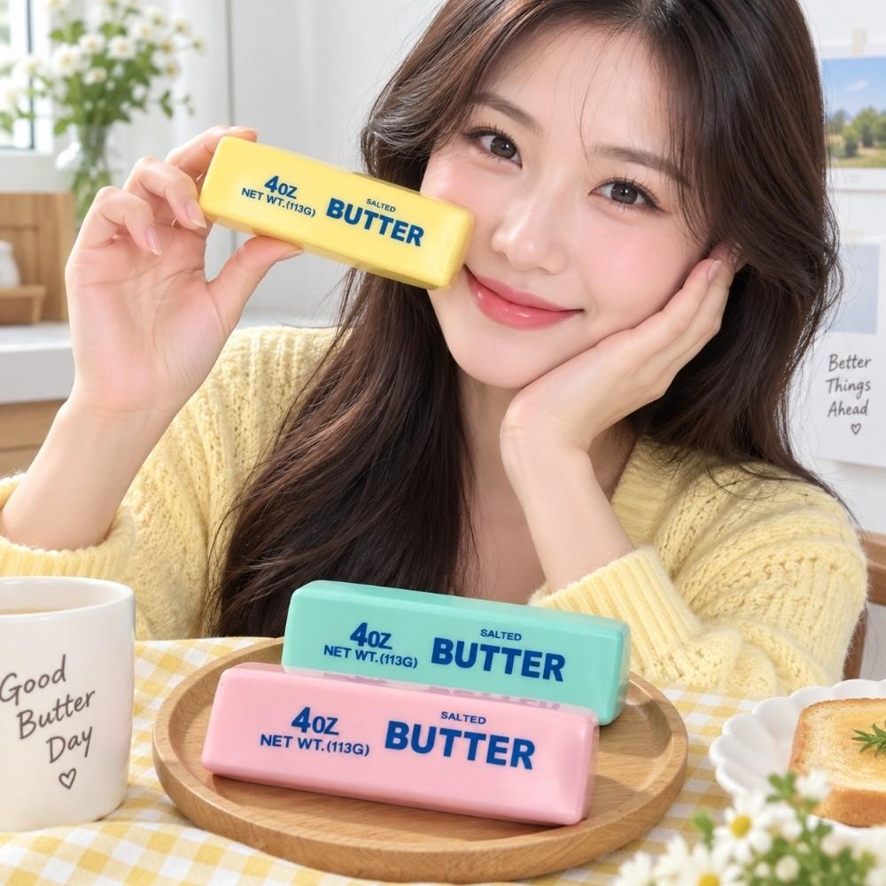 Realistic Butter Stick Squeezing Toy Plasticity Butter Stick Pinch Office Desk Toy