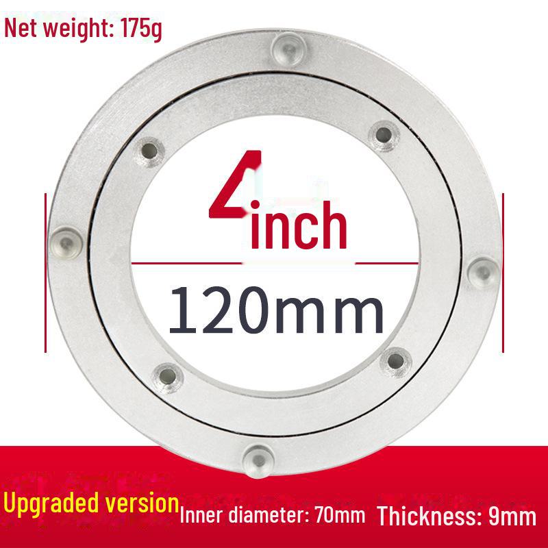 Aluminum Alloy Rotating Glass Turntable Dining Table Stand