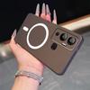 Frosted Semi Clear Magnetic Phone Case for infinix HOT 12 Play Soft TPU Shockproof Cover