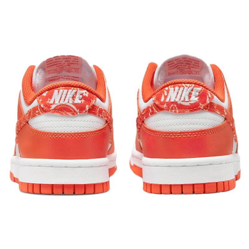 Nike Dunk Low 'Orange Paisley' Women's Skate Shoes Sneakers DH4401-103
