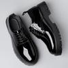 Autumn new men's daily casual leather shoes men's breathable retro thick-soled non-slip tooling leather shoes