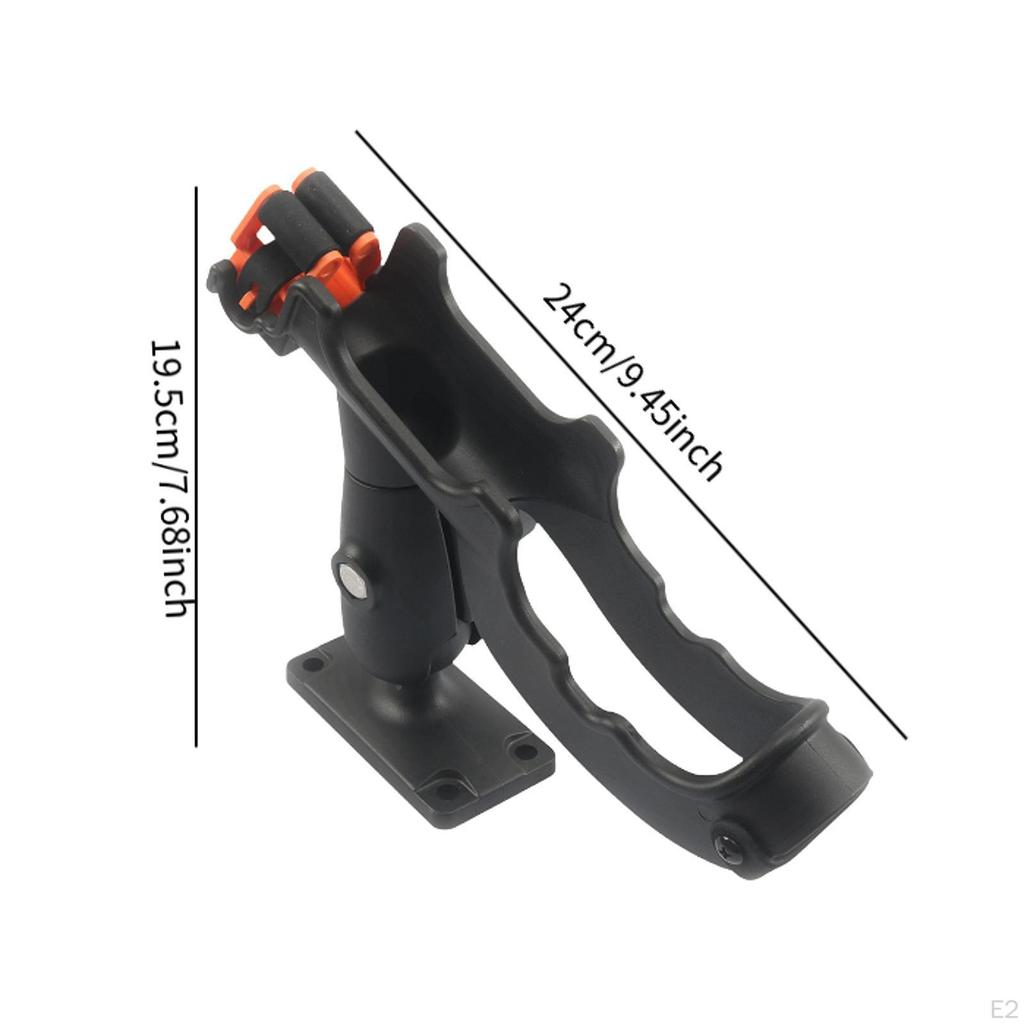 Boat Fishing Rod Holder Rack Secure Easy To Install Sturdy Universal Side Deck Mount Base