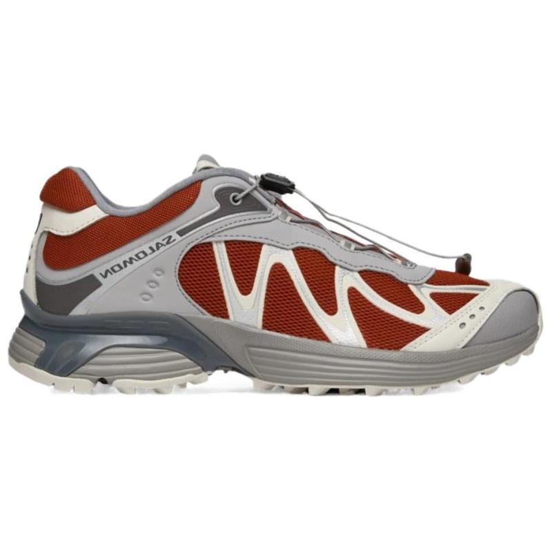 SALOMON XT WHISPER Amortizare Rezistent la Abraziune Acoperire Suport Partea de jos joasă Pantofi de Alergare Casual Unisex Roșu Gri Adidași 478783
