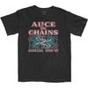 Alice In Chains T Shirt Totem Fish Band Logo new Official Mens Black
