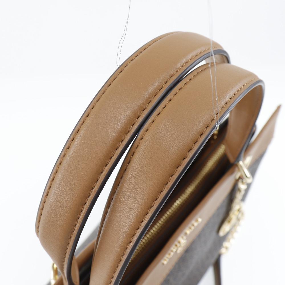 Michael Kors Susan Handbag 30F1GUSS2B 2WAYShoulder Brown PVC Women Used