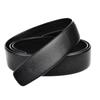 Men's Cowhide Belt Without Head Automatic Buckle Belt Men's Business Trousers Genuine Leather Belt Strip