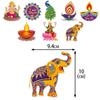 Diwali Hanging Pendant Ornament,DIY Decorating for Family/Friend/Colleague/couples,Outdoor Indoor Party,Indian Party Decorations
