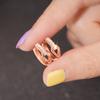 Exquisite earrings for women, earrings, elegant micro-inlaid zircon ear buckles