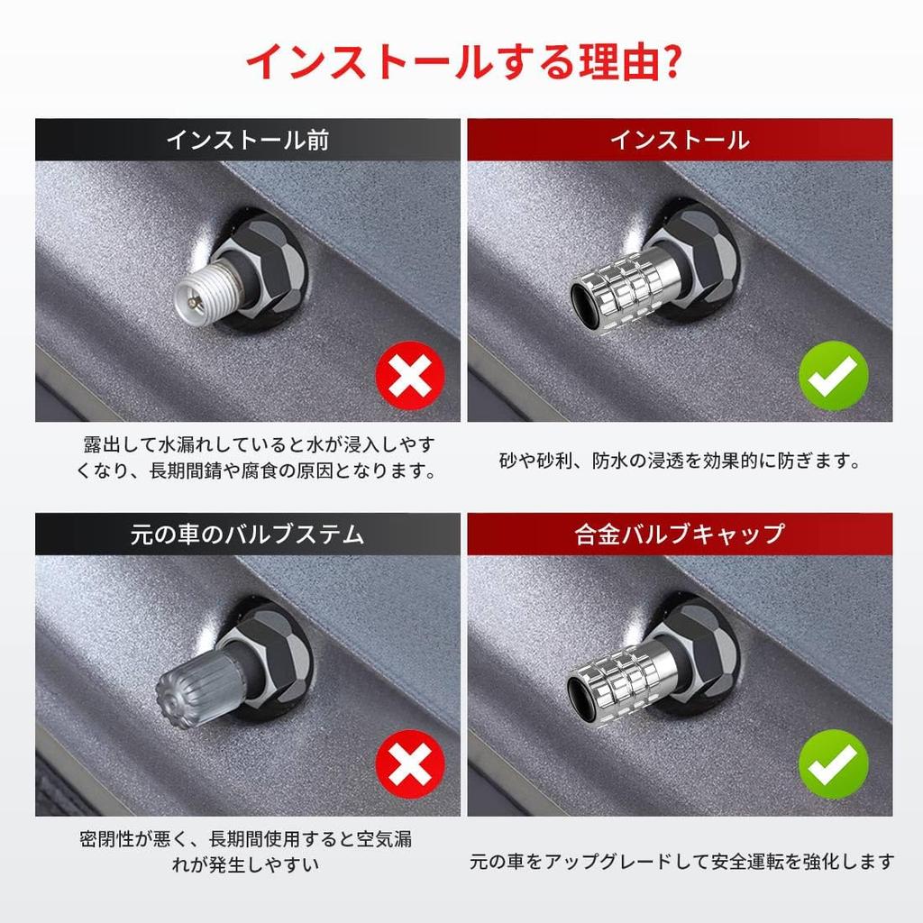LUTU Valve Cap, All Series, Tire Valve, Rust Proof, Corrosion