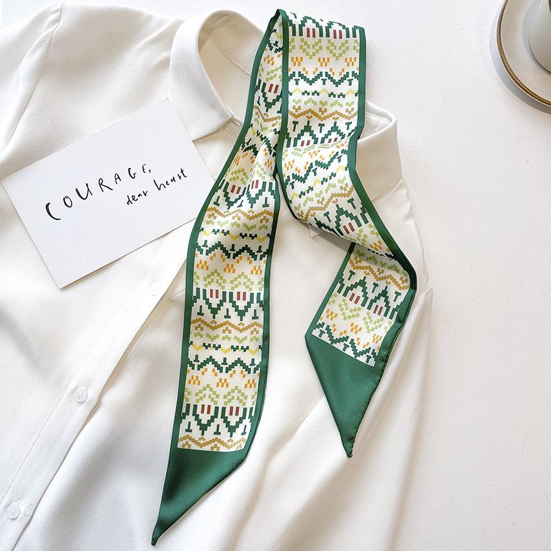 Hochwertiges Haarband aus koreanischer Seide in Khaki-Nude – professionelles Accessoire für Frühling/Herbst