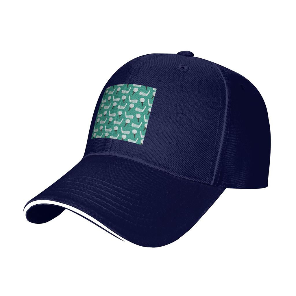 Golf Ball Pattern Cap Casual Baseball Caps Adjustable Hat Hip Hop Summer Unisex Baseball Hats Customizable