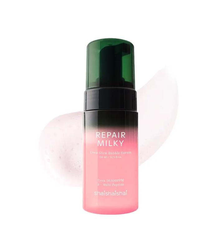 shaishaishai Repair Milky Urea Glow Bubble Serum 110ml Inner Glow Hydration Booster 1 ea
