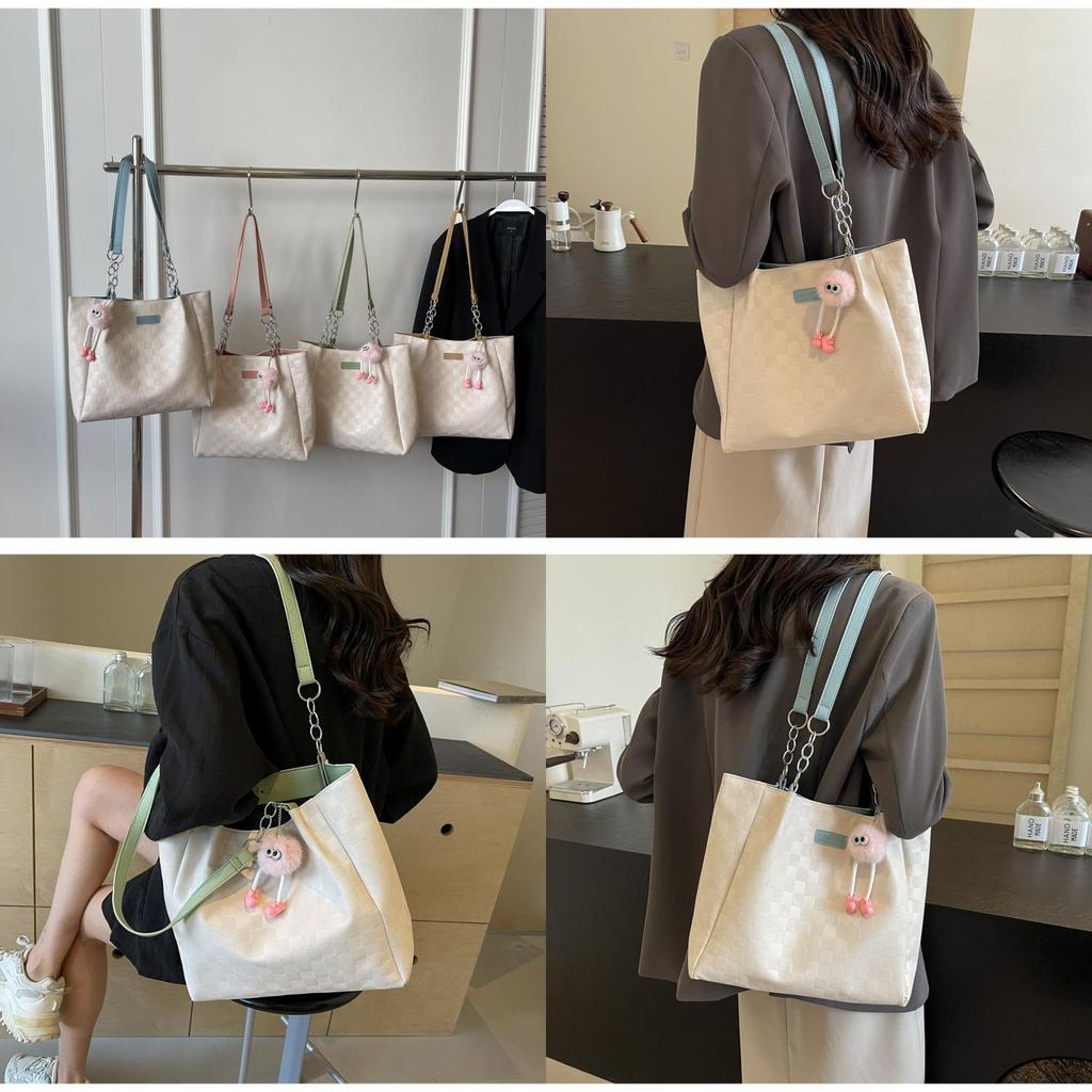 Trendy 2024 Summer Fashion Single Shoulder Tote Bag For Women Stylish Large Capacity