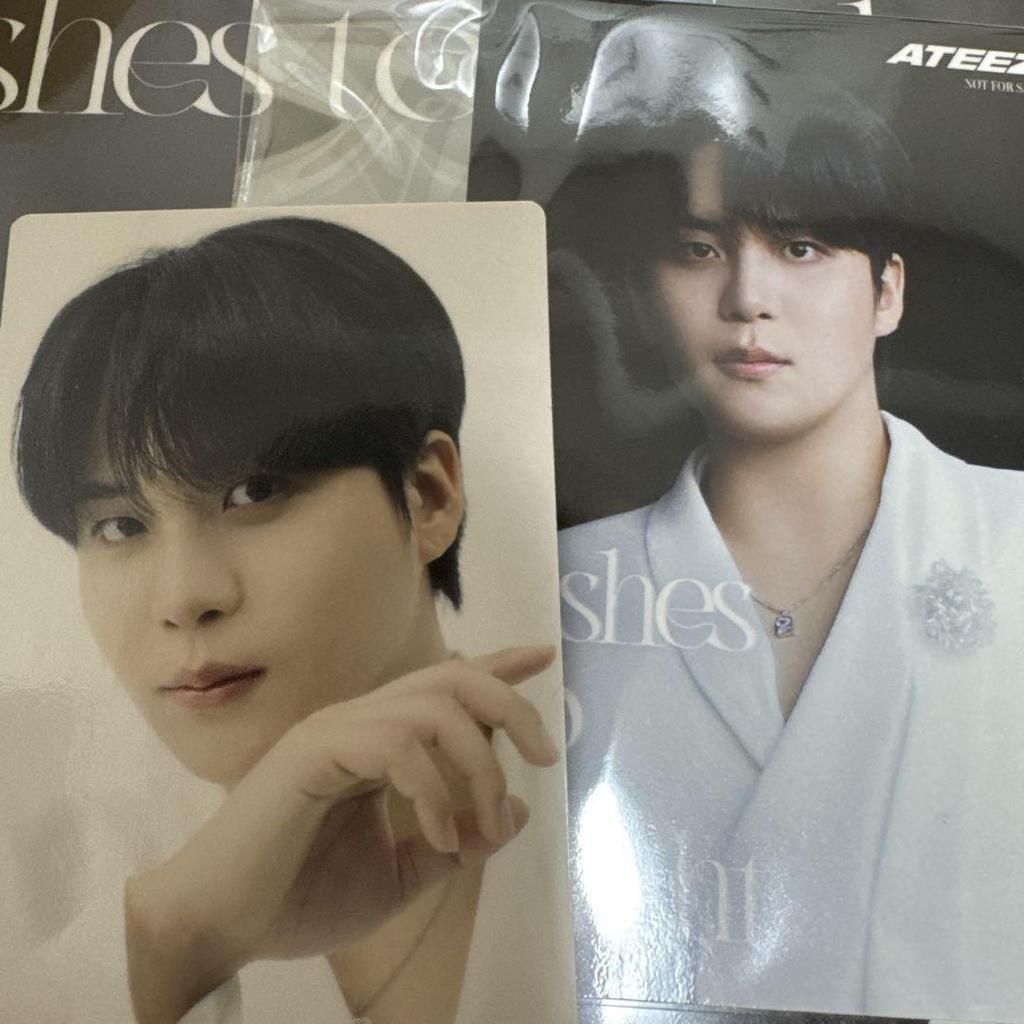 [USED] First edition ATEEZ Ashes to Light trading card Rakuten first-come-first-served bonus Jongho