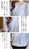 Short Chiffon Short Sleeve Loose Body Covering [Lalapala] Women's Blouse, Sleeve, Summer, Shirt, V-Neck, Stylish, Thin, Neat, Shirt, Top, Pullover,