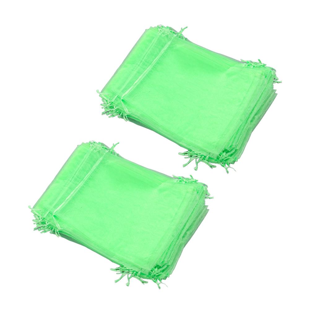 100PCS Fruit Protection Netting Bag Reusable Garden Mesh Barrier Bag for Plant Flower Fruit Trees