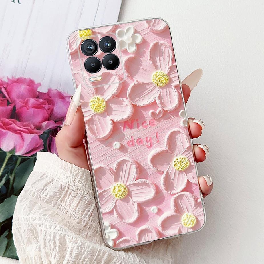 Cute Cat Fashion Painted Cover For Realme 8 Case Cover For Realme 8 Pro Soft Silicone Phone Case For Realme8 5G Realme 8i Bumper