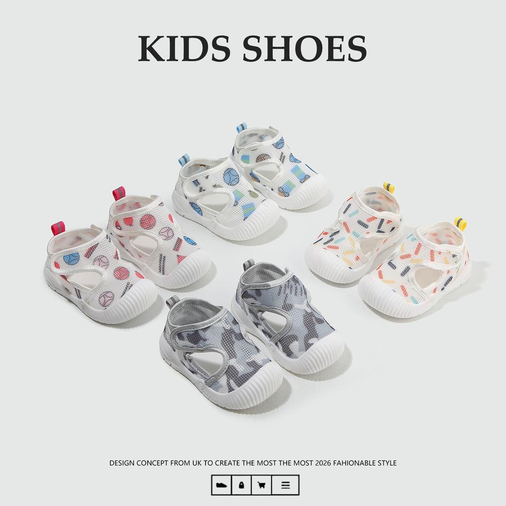 Baby Walking Shoes Breathable Summer Soft Soled Mesh Shoes for Boys and Girls Baby Sandals Child Non-slip Floor Shoes
