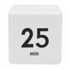 Countdown-Timer Würfeldesign Mehrere Zeiteinstellungen 5 15 25 45 Minuten Lern-Timer für Schüler Weiß