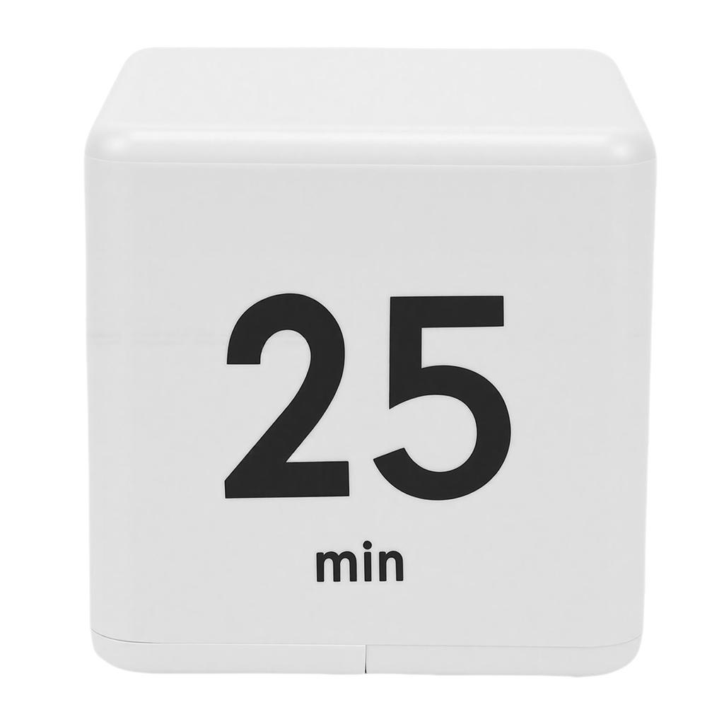 Countdown-Timer Würfeldesign Mehrere Zeiteinstellungen 5 15 25 45 Minuten Lern-Timer für Schüler Weiß