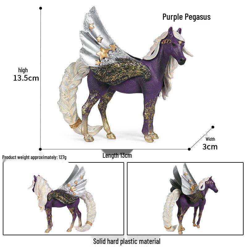 European Mythology Pegasus & Unicorn Model Toy Ornament