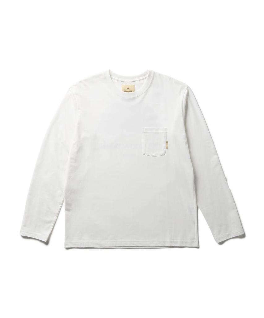 TL Sunset Plating for Men and Size M [Snow Peak] L/S T-Shirt SPTL-TS-26SU910 Long-Sleeve T-Shirt Women, White,