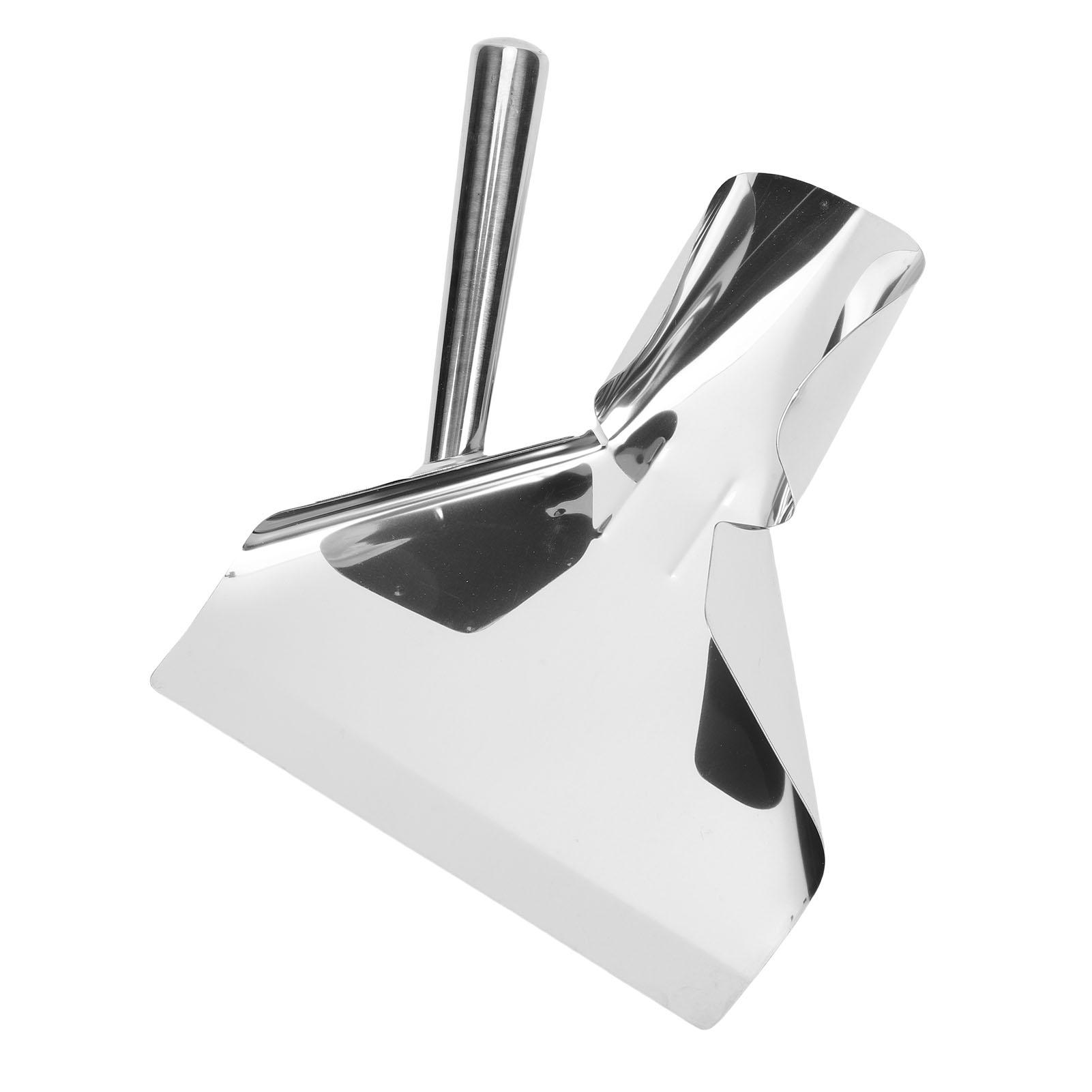 

French Fry Popcorn Scoop Stainless Steel Quick Fill Commercial French Fry Bagger with Single Handle for Snacks Desserts Ice