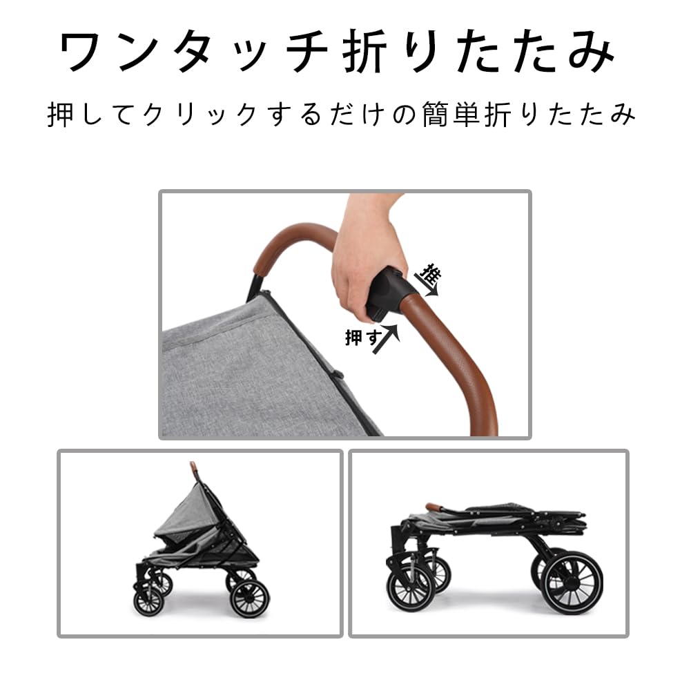 Athvcht Pet Separate Type with Easy To Assemble Dog Easy To Store Dog Large Heavy Load Convenient for Going Small Medium Large Dogs Cart,