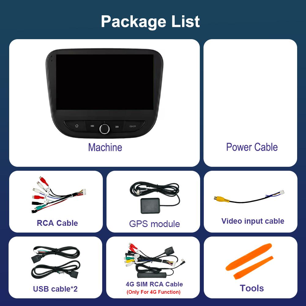 Carplay DSP Stereo Android Intelligent System for Chevrolet Malibu 9 2015 - 2022 Navi GPS Car Video Multimedia Player WiFi+4G