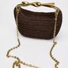 Summer  Women's Bag Women's Shoulder Crossbody Bag Woven Straw Bag Seaside Beach Rattan Bag