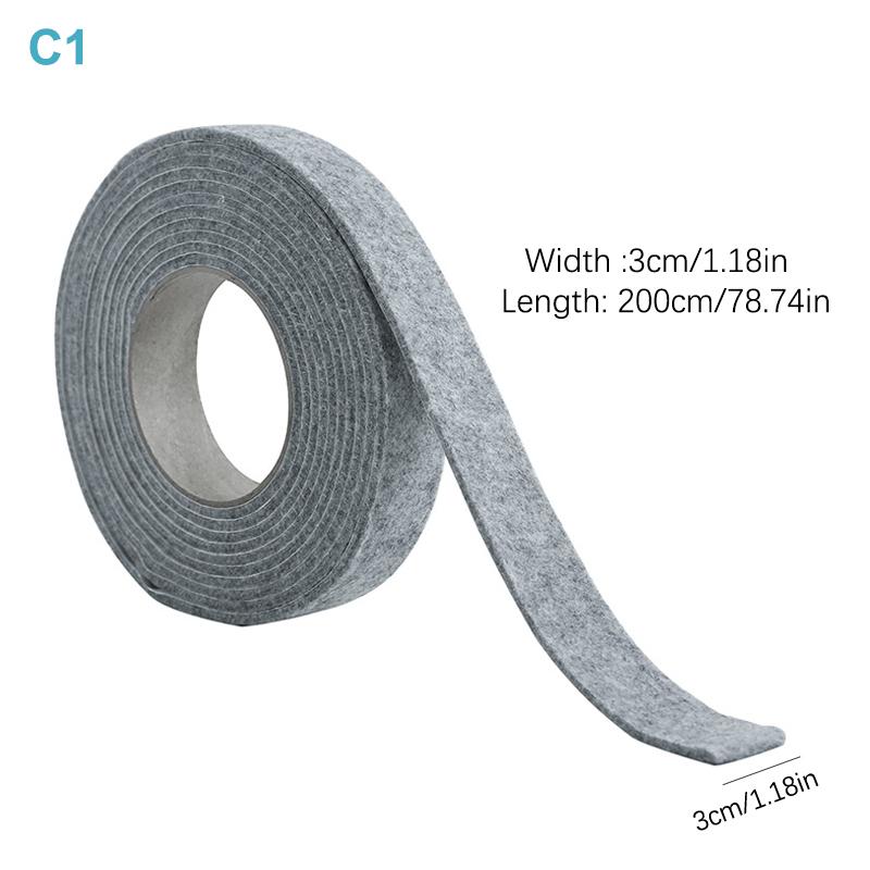 Window Anti-Condensation Absorbent Strip Self-Adhesive Reusable Felt Strip Door Windows Sealing Strip Moisture-Resistant
