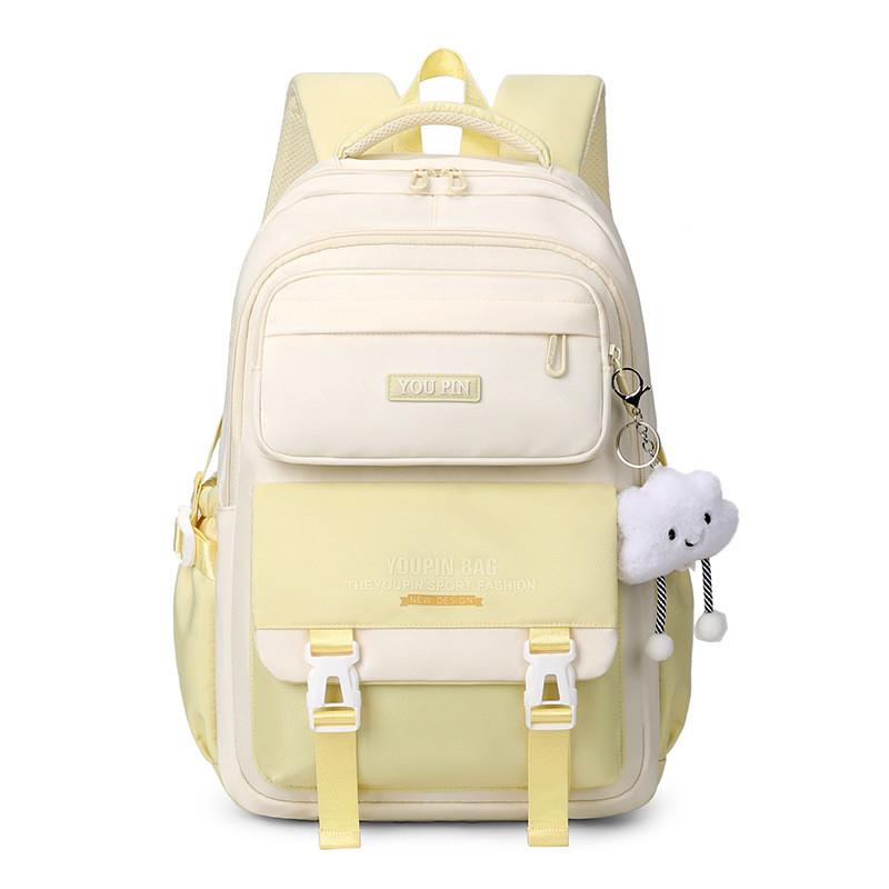 Letter Backpack Printed Large Capacity Anti Splashing Water Student Schoolbag