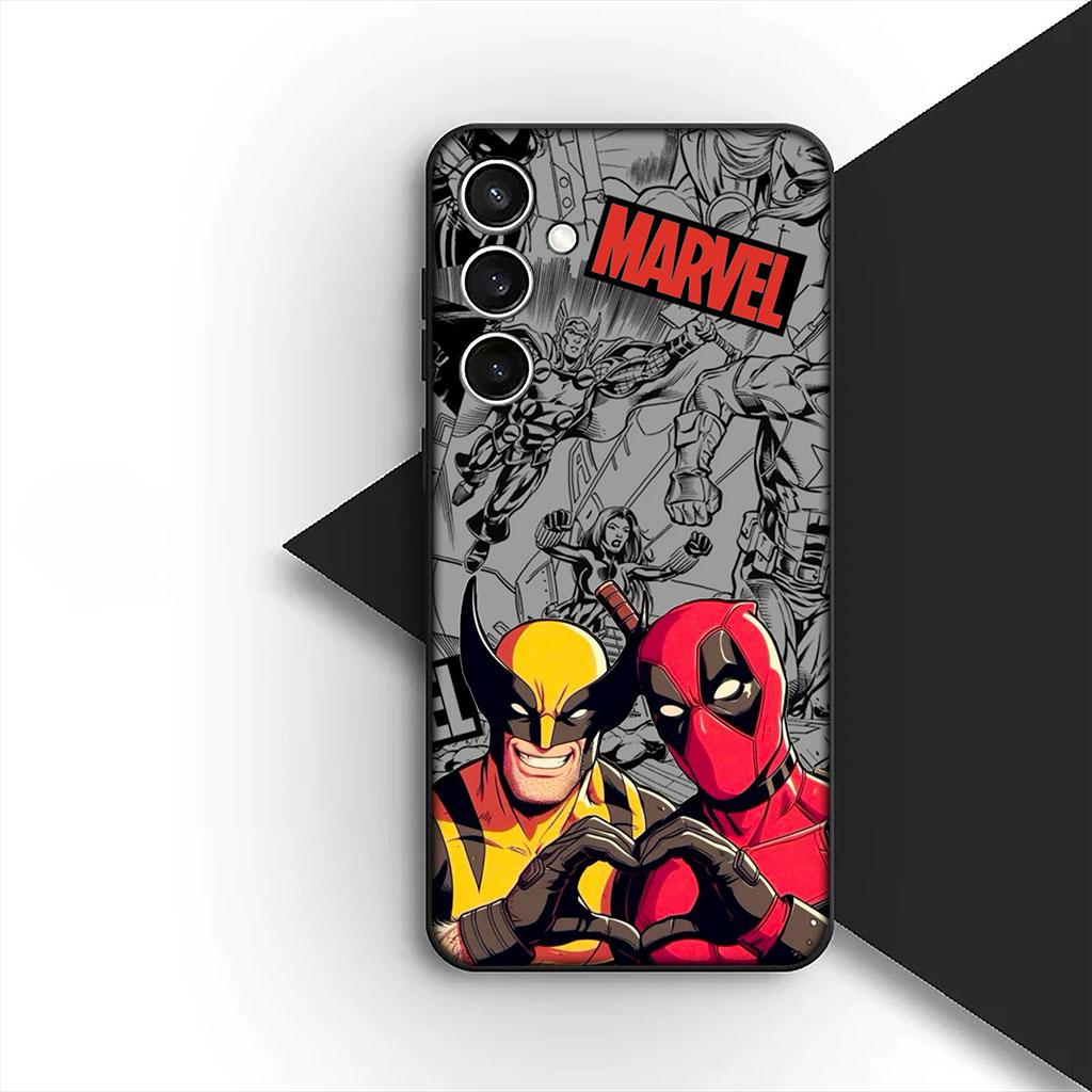 Phone Cover for Motorola Moto G86 G57 E14 E15 G14 G34 G35 G84 G24 A54 G15 Power E22 Casing Case Wolverine Marvel Hulk Deadpool