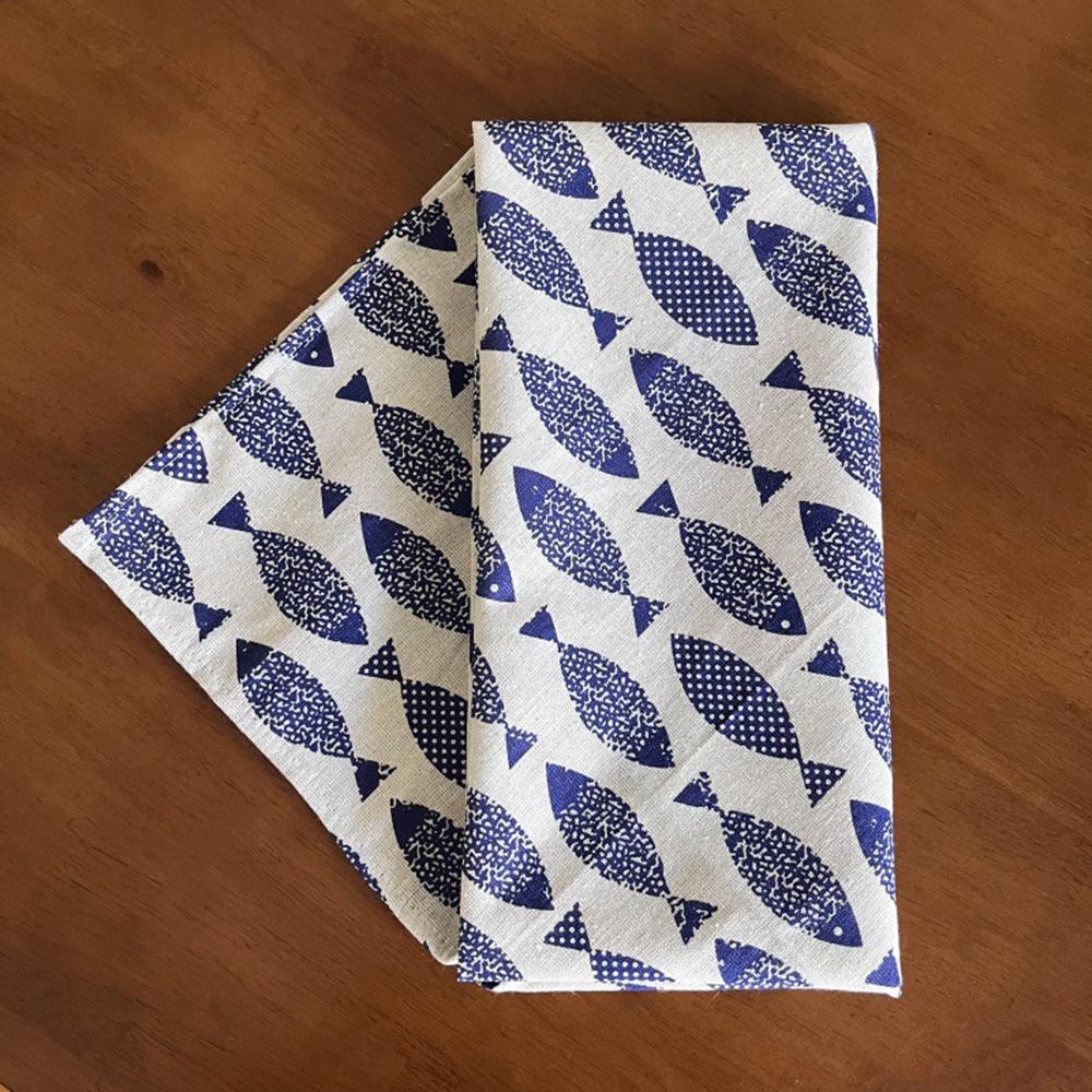 Blue and White Porcelain Hand Towel Furoshiki Japanese-style Wrap Square Towel Wrap Cloth Furoshiki Handkerchief Picnic Cloth