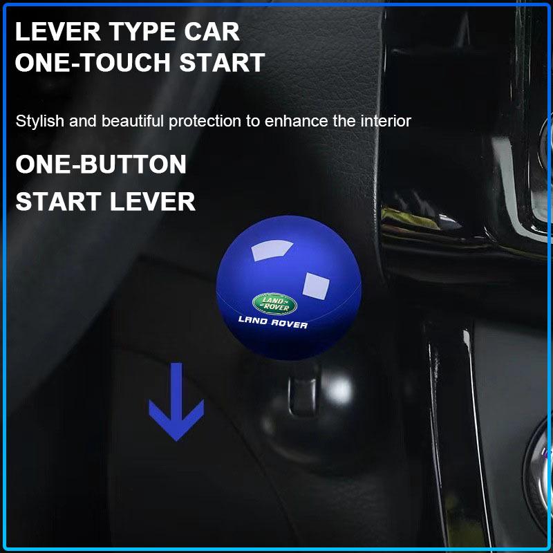 Car Logo Emblem Push Start Button Lever Creative Protective Cover For Land Rover Freelander 2 L2 L319 L462 LF Range Sport Evoque L322 Discovery 2 3 4