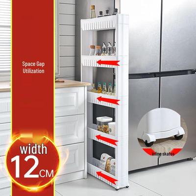 Viacvrstvový mobilný úložný stojan pre internáty a kúpeľne