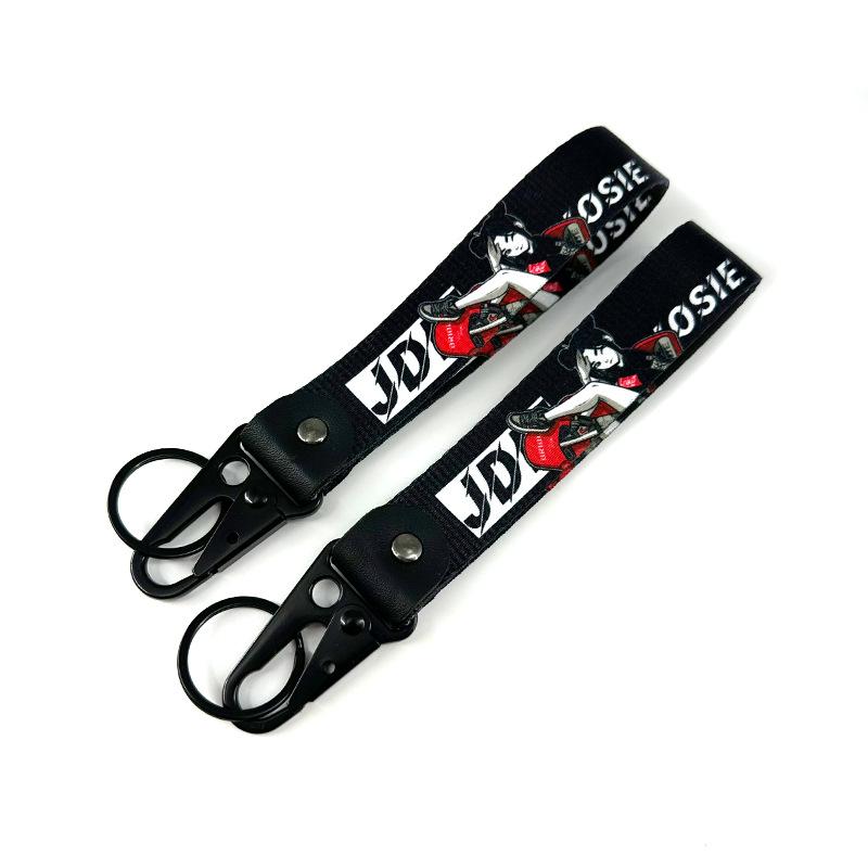 Fasjonabel Ørnehode Nøkkelring med Anime Motorsykkel Nøkkelring Veskeanheng Nøkkelring Lanyard for Bilkultur Digital Dekorasjon