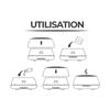 Aroma Diffuser, Humidifier And Lamp Aromi 400 White Yoghi