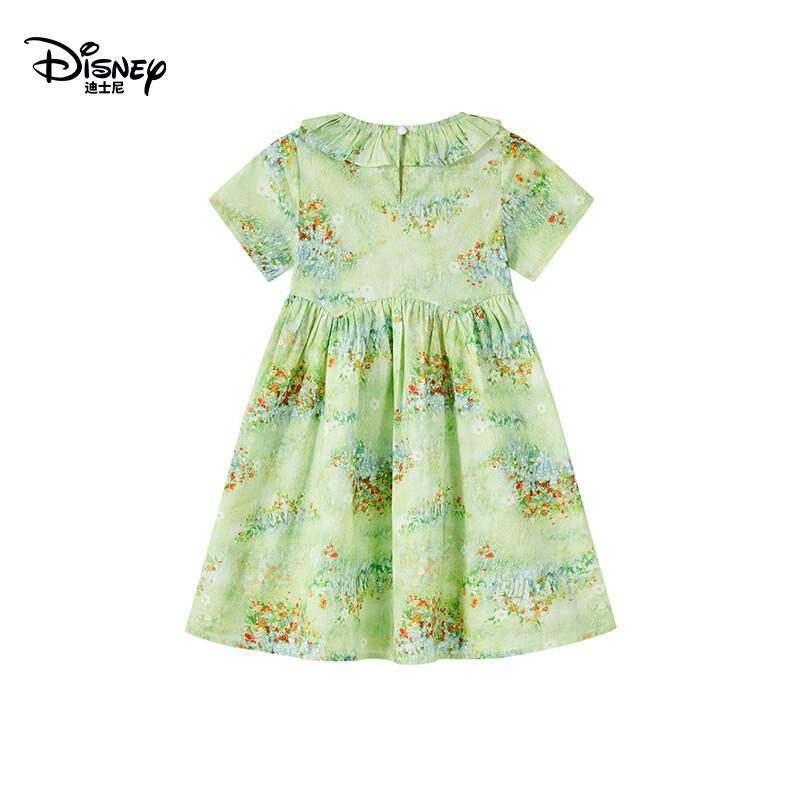Disney Mädchen Sommerkleid Prinzessin mit Blumenmuster aus Baumwolle