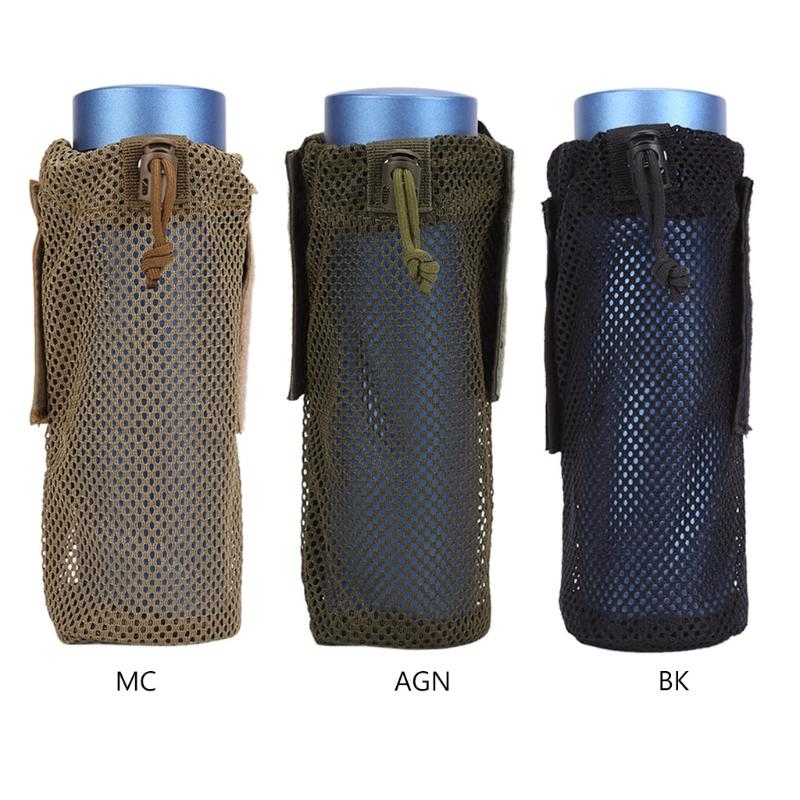 Water Bottle Bag Camping Cycling Hiking Foldable Belt Holder Kettle Pouch
